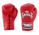 Top King Boxing Gloves Competition 10oz Laces, Red