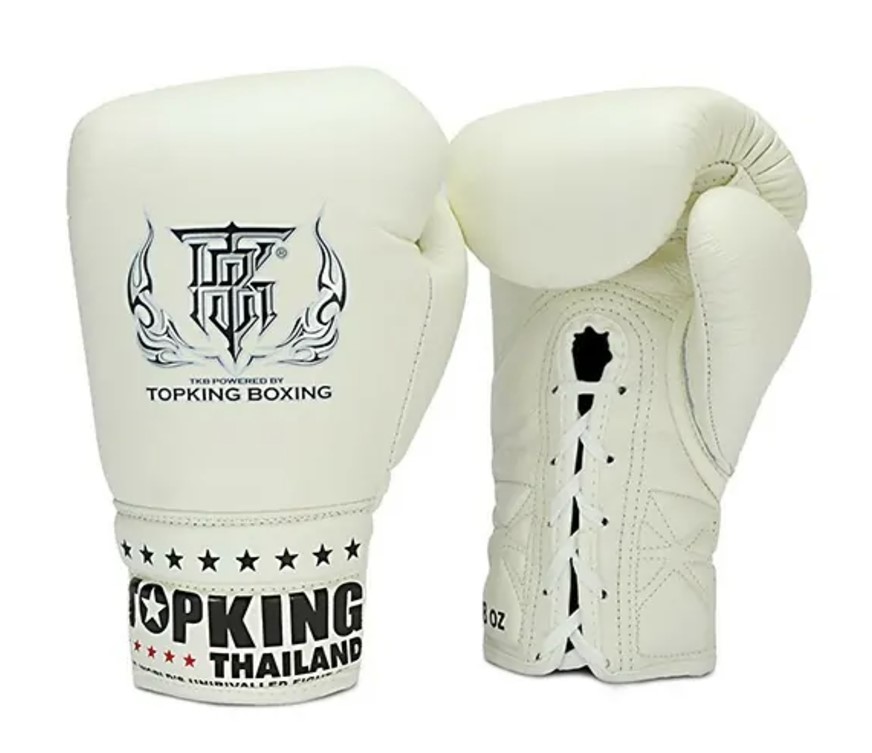 Top King Boxing Gloves Super Competition, White