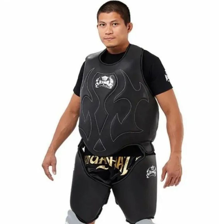 Top King Körper- und Oberschenkelschutz, Schwarz