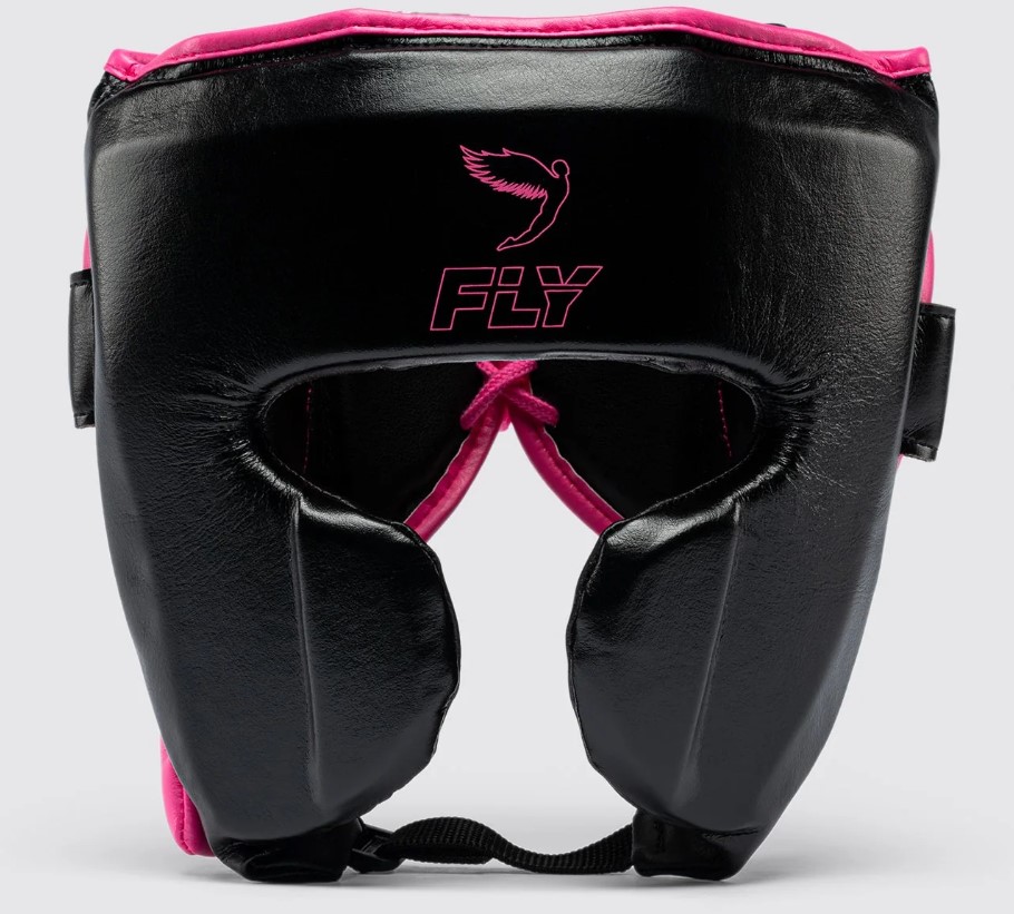 Fly Head Guard Knight X, Black-Pink