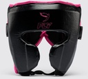 Fly Head Guard Knight X, Black-Pink
