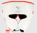 Fly Head Guard Knight X, White-Orange