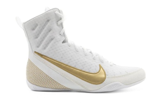 Nike Boxing Shoes Machomai 3, White-Gold