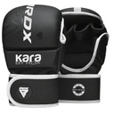 RDX MMA Gloves Sparring F6 Kara, Black-White