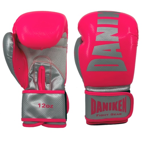 Daniken Boxing Gloves Eclipse, Pink-Silver