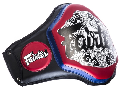 [BPV-3-S-R] Fairtex Belly Pad BPV3, Schwarz-Rot