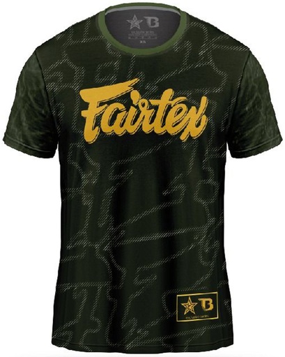 Fairtex T-Shirt X Booster, Army-Green