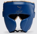 Fly Head Guard Knight X, Dark Blue-Gold