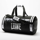 Leone Gym Bag Iconic, Black-White