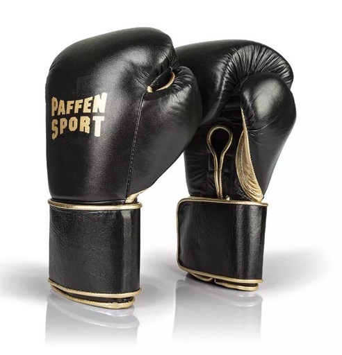 Paffen-Sport Boxhandschuhe Pro Wide, Schwarz-Gold
