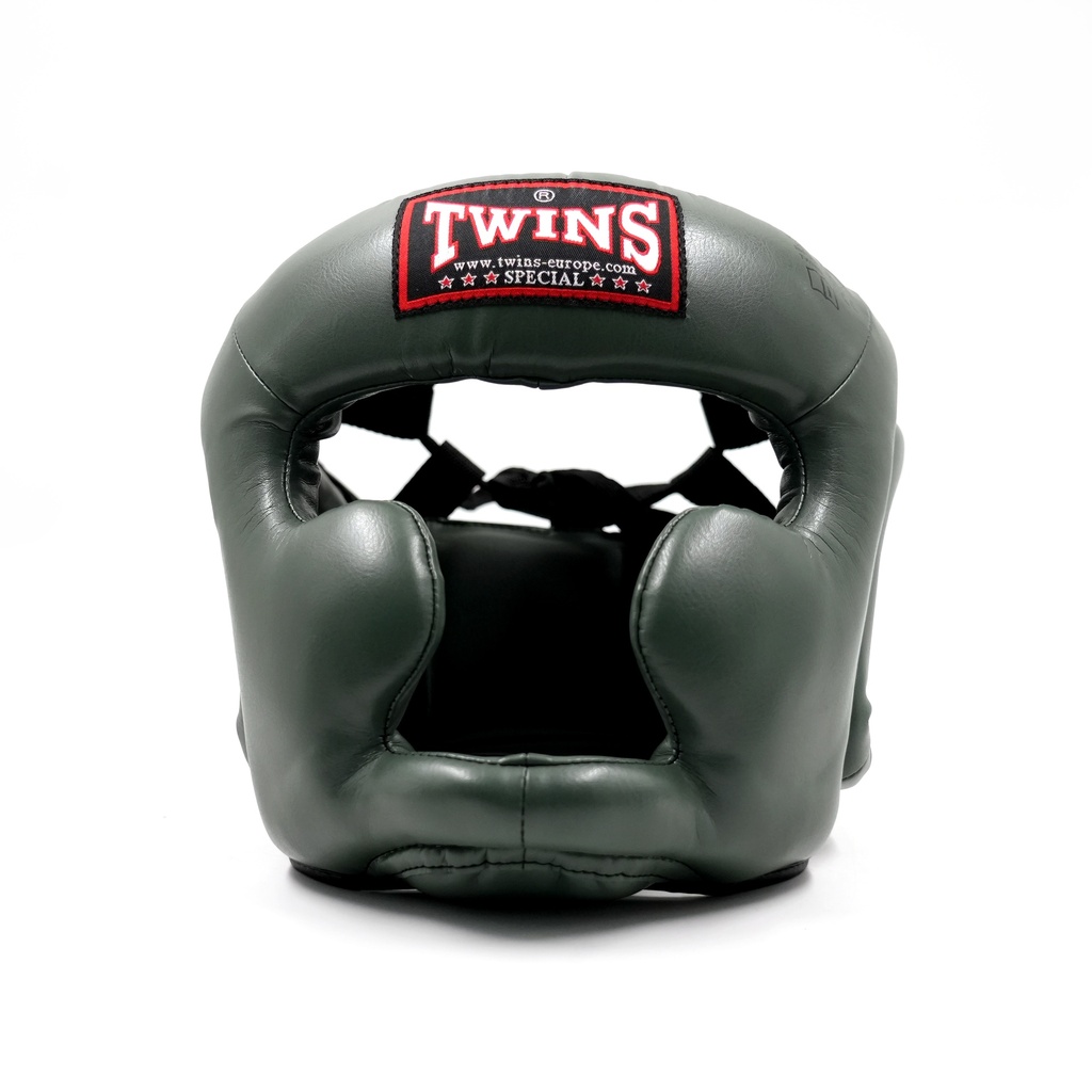 Twins Head Guard HGS3 Skintex, Green