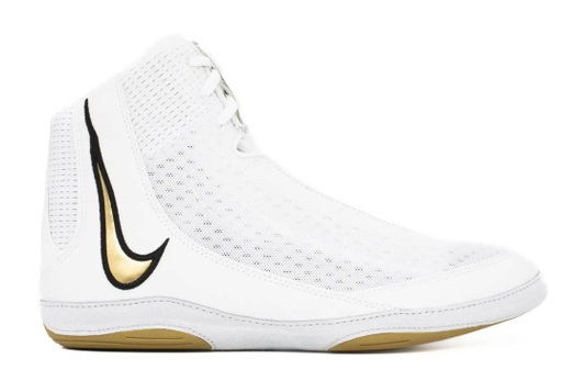 Nike Wrestling Shoes Inflict 4, White-Gold
