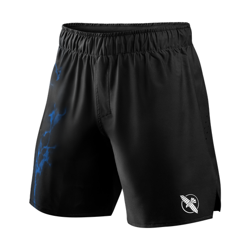 Hayabusa UFC Fight Shorts BJJ, Schwarz-Blau