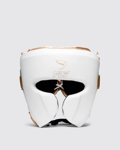 Fly Kopfschutz Knight X, Weiß-Gold