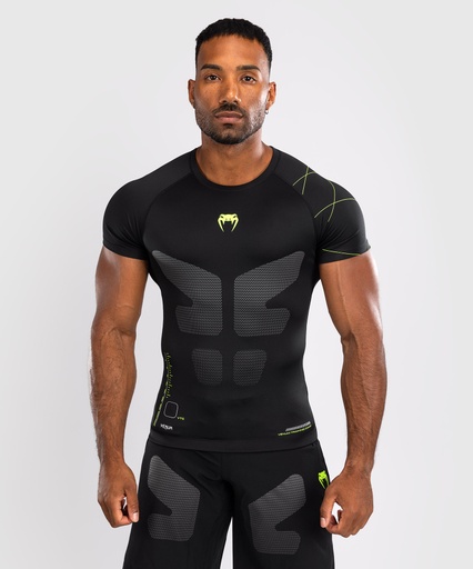 Venum Rash Guard Training Camp 4.0, Schwarz-Grün