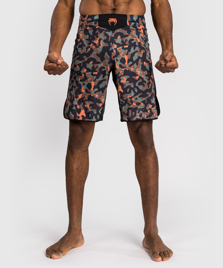 Venum Fight Shorts Jungle OPS, Orange-Canyon-Camo