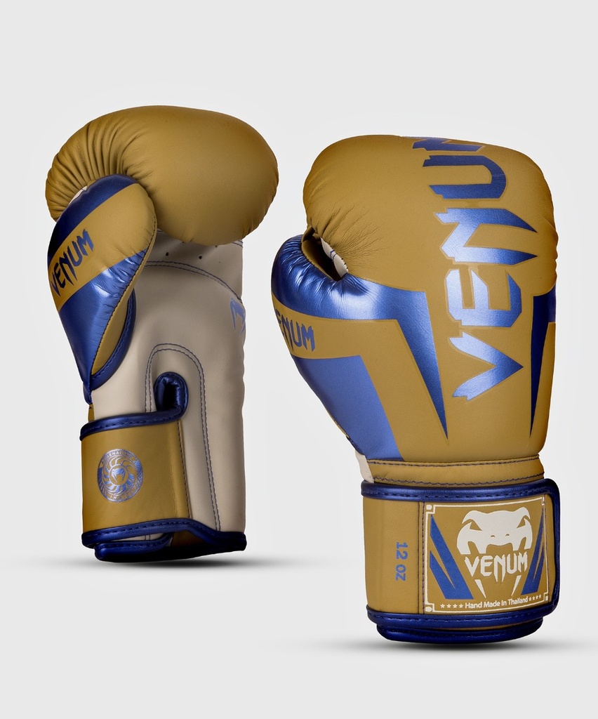 Venum Boxhandschuhe Elite, Camel-Blau