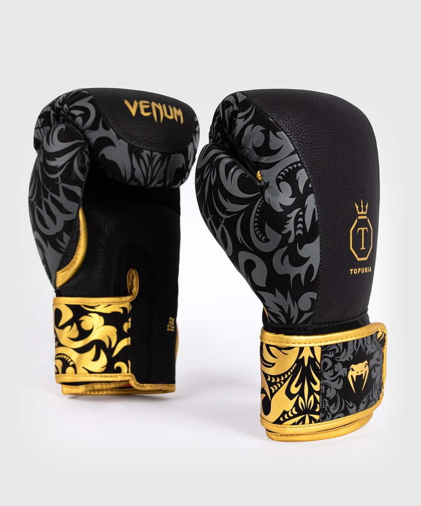Venum Boxhandschuhe X Topuria Unmatched Edition, Schwarz-Gold