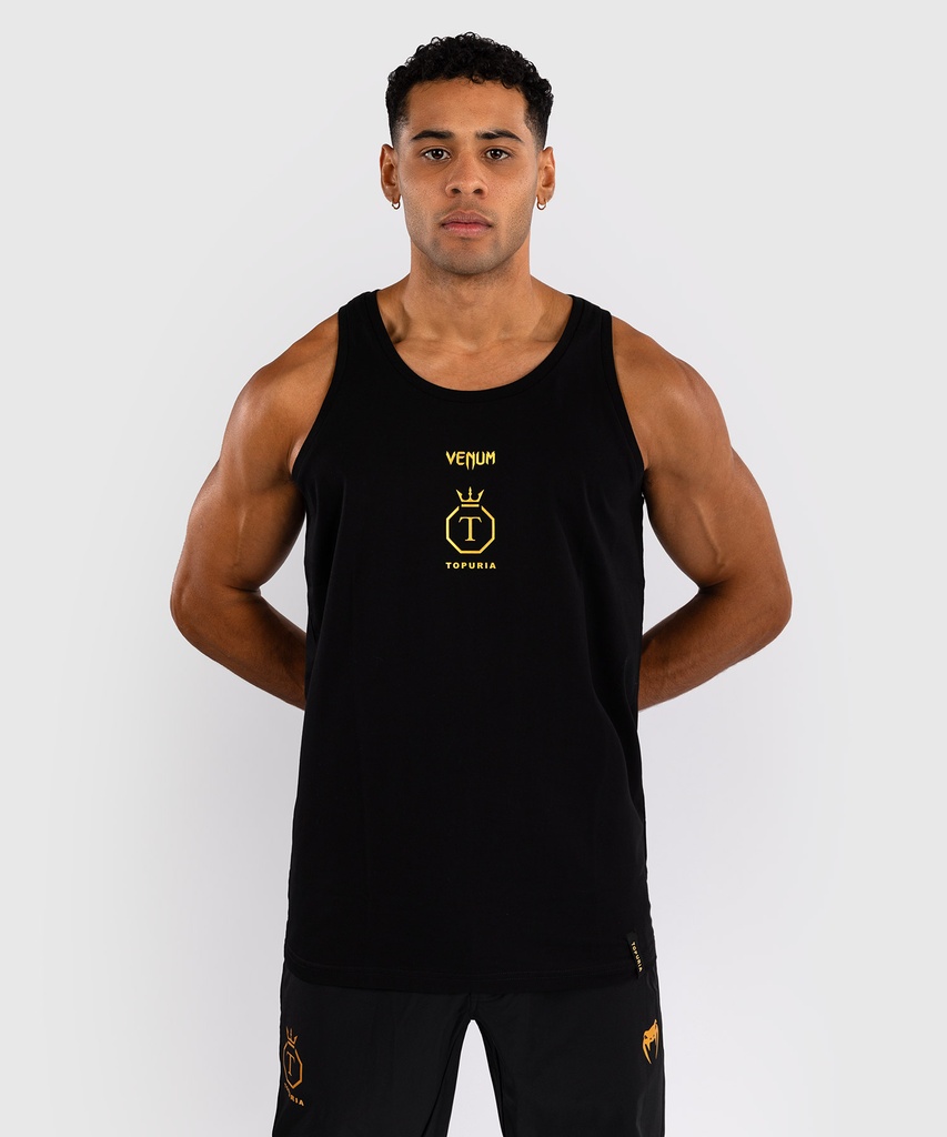Venum Tank Top X Topuria Unmatched Edition, Schwarz-Gold