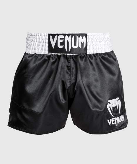 Venum Muay Thai Shorts Classic, Black-White