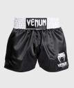 Venum Muay Thai Shorts Classic, Schwarz-Weiß