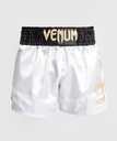 Venum Muay Thai Shorts Classic, White-Black-Gold