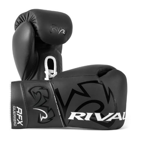 Rival Boxing Gloves RFX-Guerrero Pro Fight HDE-F Laces, Gray
