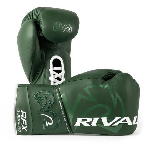 Rival Boxhandschuhe RFX-Guerrero Pro Fight HDE-F mit Schnürung, Grün