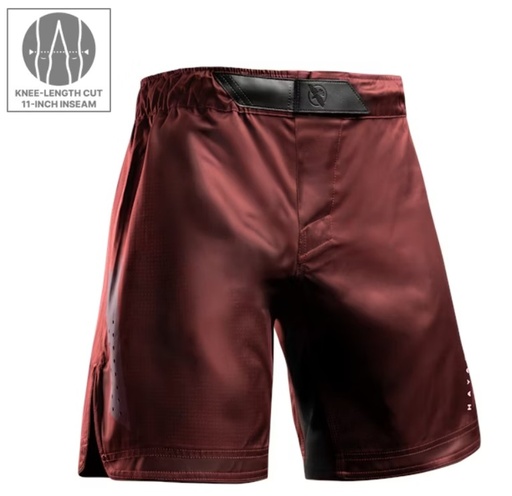 Hayabusa Fight Shorts Core Long, Red