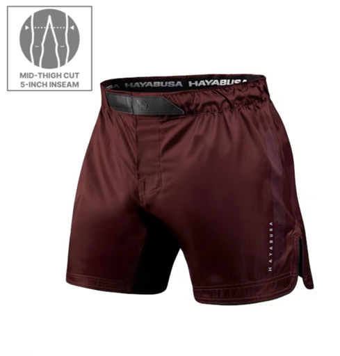 Hayabusa Fight Shorts Core Mid, Red