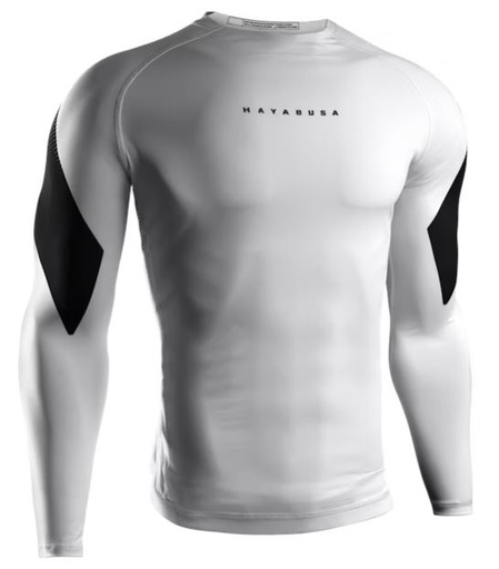 Hayabusa Rash Guard Pro Ranked, White