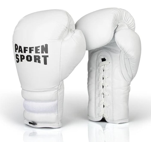 Paffen Sport Boxhandschuhe Pro Lace X mit Schnürung, White