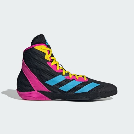 adidas Wrestling Shoes Adizero, Black-Pink-Yellow