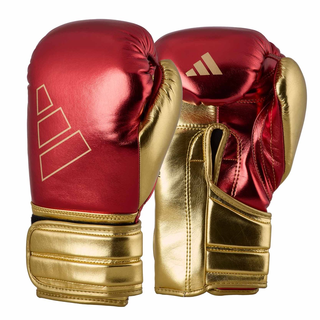 adidas Boxhandschuhe Hybrid 500, Rot-Gold