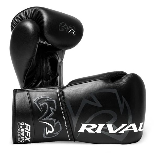 Rival Boxhandschuhe RFX-Guerrero Sparring SF-H mit Schnürung, Schwarz