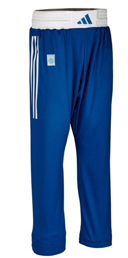 adidas Kickboxing Pants WAKO, Blue-White