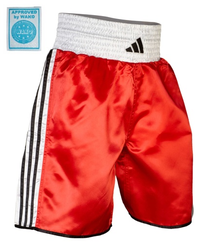 adidas Shorts WAKO Kick Light BL1, Red-White