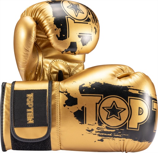 Top Ten Boxhandschuhe Golden Star, Gold-Schwarz