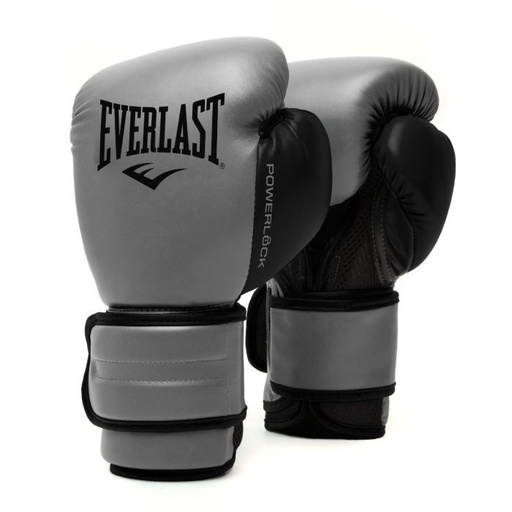 Everlast Boxing Gloves Powerlock 2R, Gray-Black