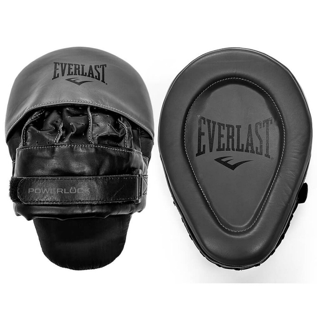 Everlast Boxpratzen Powerlock Pro, Schwarz-Grau