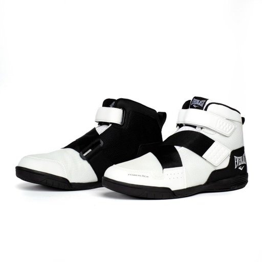 Everlast Boxing Shoes X-Trainer Powerlock, White-Black