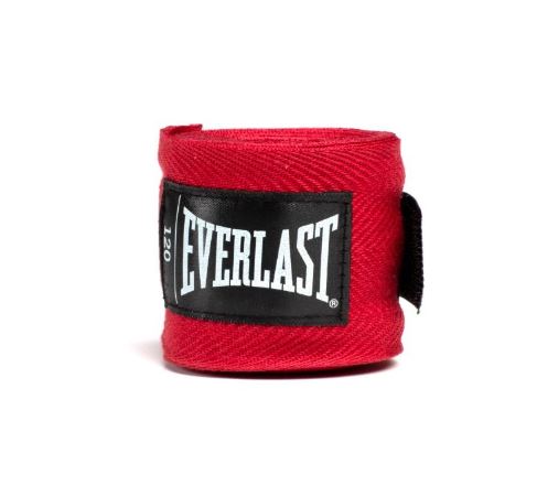 [P00003246-R] Everlast Boxbandagen 3m Unelastisch, Rot