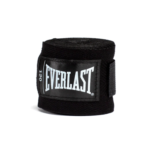 [P00003243-S] Everlast Boxbandagen 3m Unelastisch, Schwarz