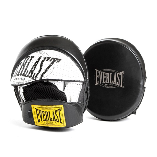 [P00002120-S-W] Everlast Punch Mitts 1910, Black-White