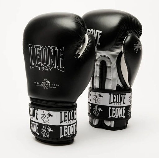 Leone Boxhandschuhe Iconic, Schwarz