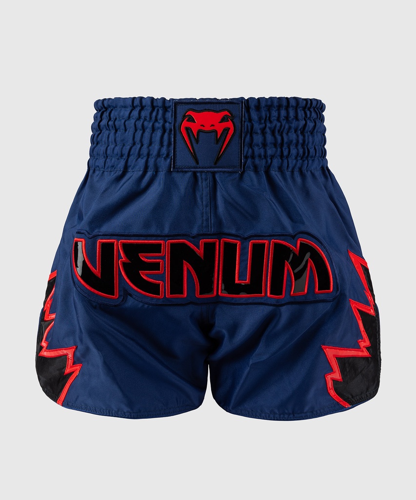 Venum Muay Thai Shorts Inferno, Blau-Schwarz-Rot