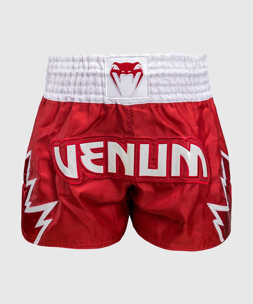 Venum Muay Thai Shorts Inferno, Rot-Weiß
