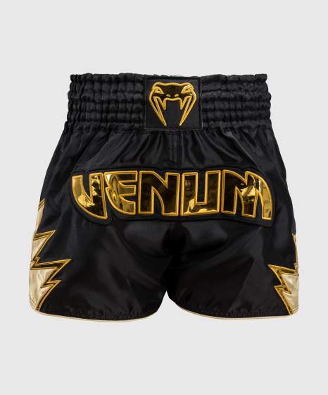 Venum Muay Thai Shorts Inferno, Black-Gold