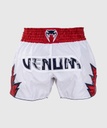 Venum Muay Thai Shorts Inferno, White-Red