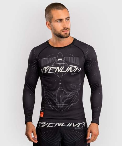 Venum Rash Guard Eclipse, Schwarz